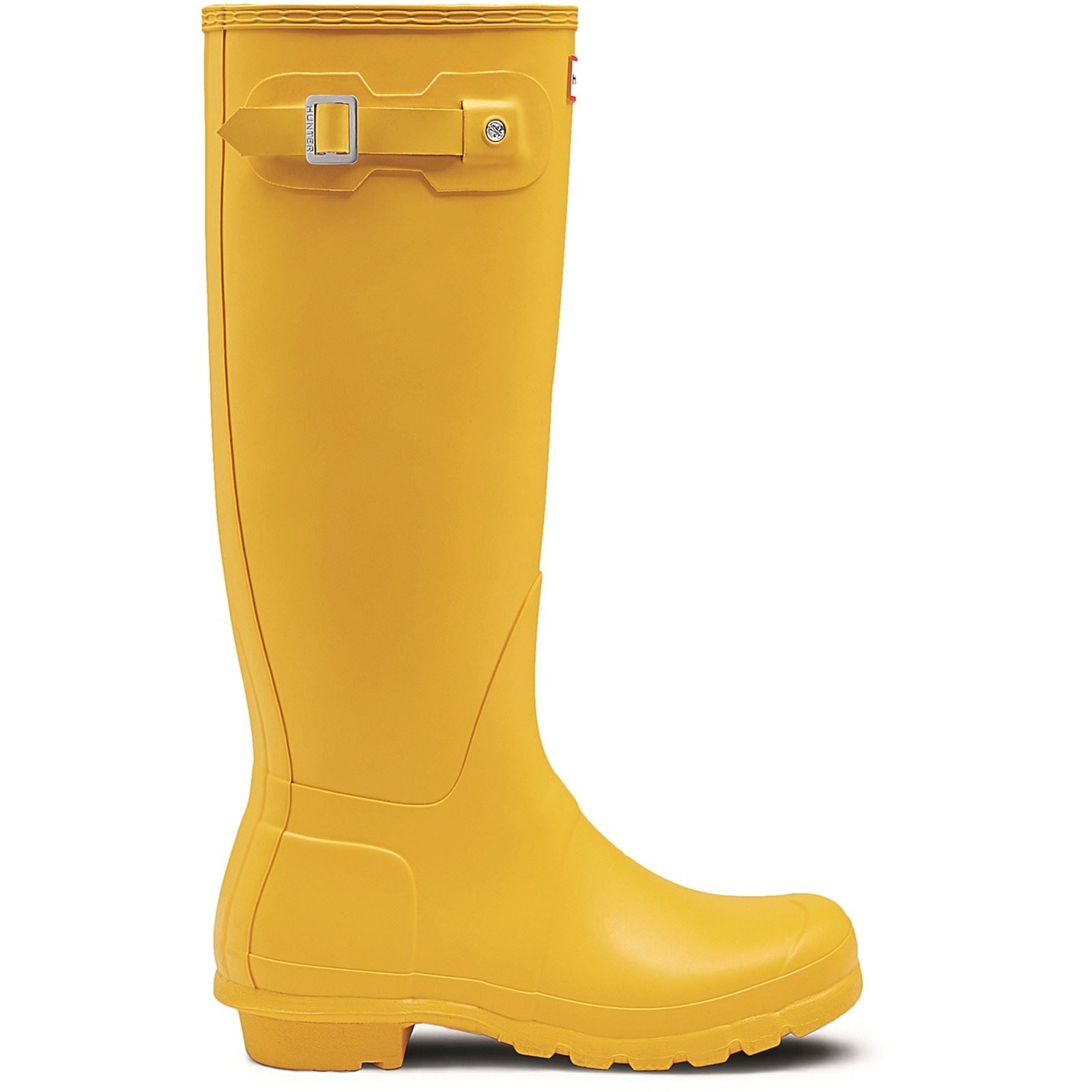 Hunter Original Tall Bottes En Caoutchouc Jaunes Pour Femmes