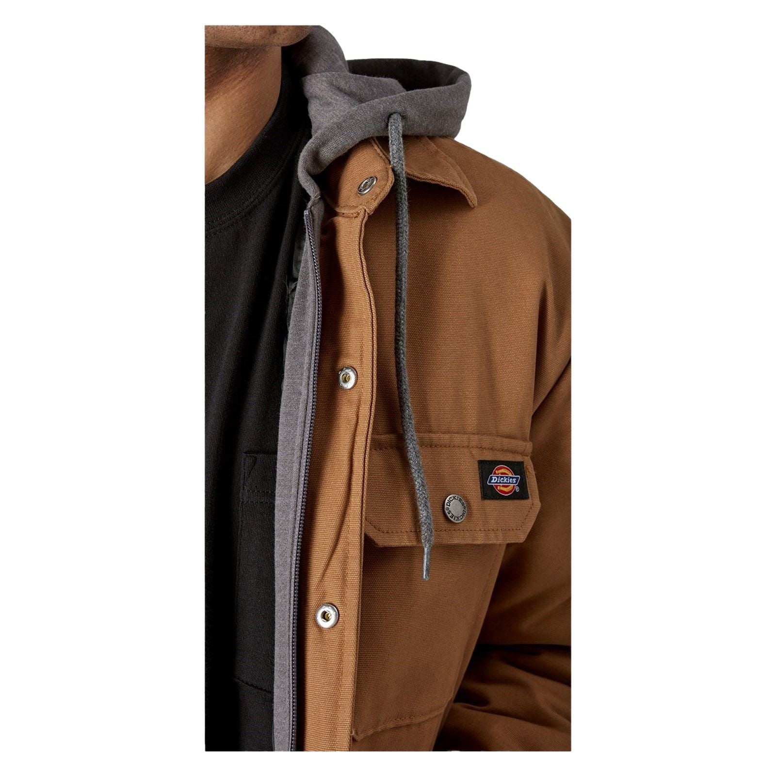 Dickies Duck Veste Chemise Marron Pour Homme