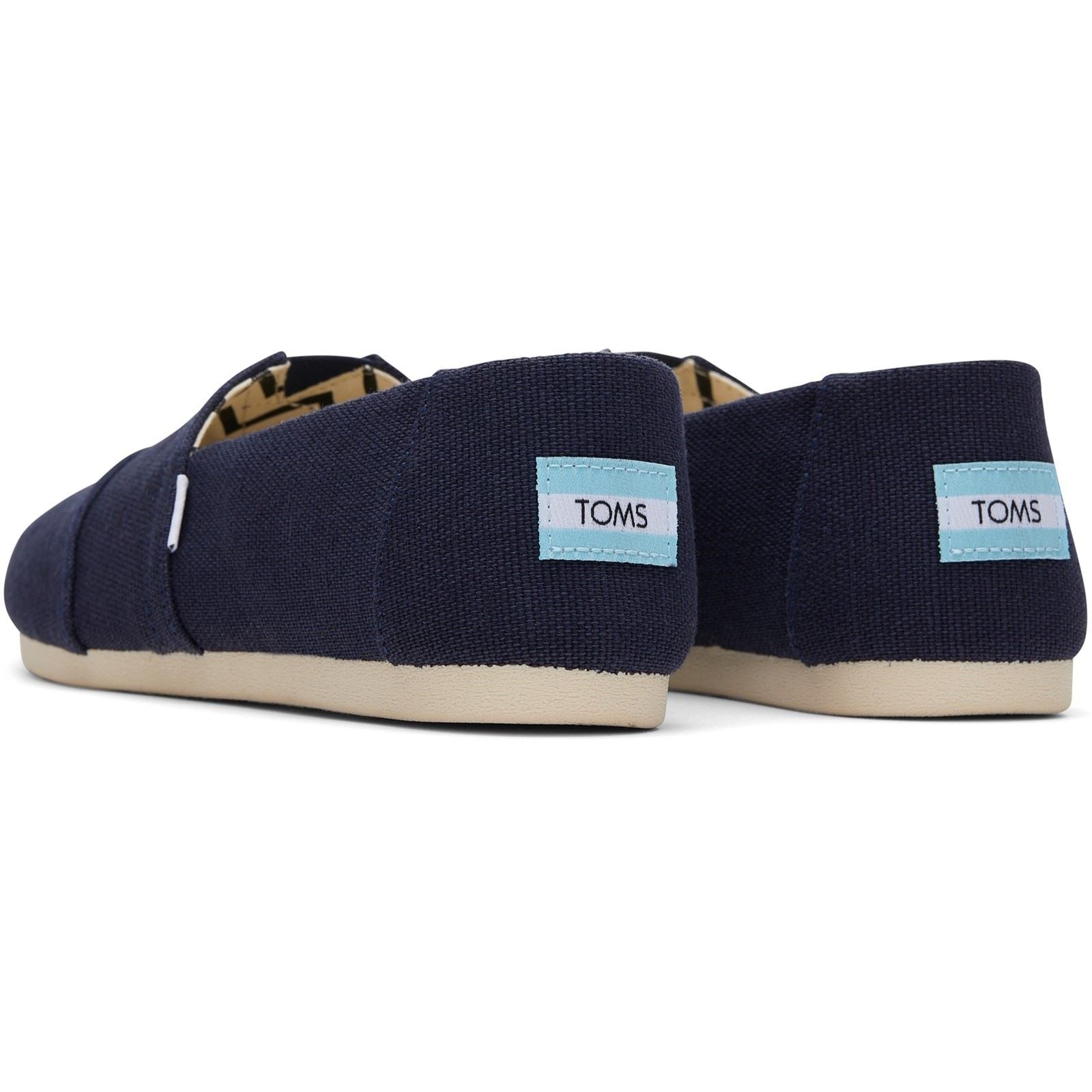 TOMS Alpargata Classic Espadrilles En Coton Pour Femmes De Couleur Marine