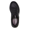 Skechers Go Walk Workout Walker Outpace Baskets En Polyester Pour Femmes, Noir/Lavande