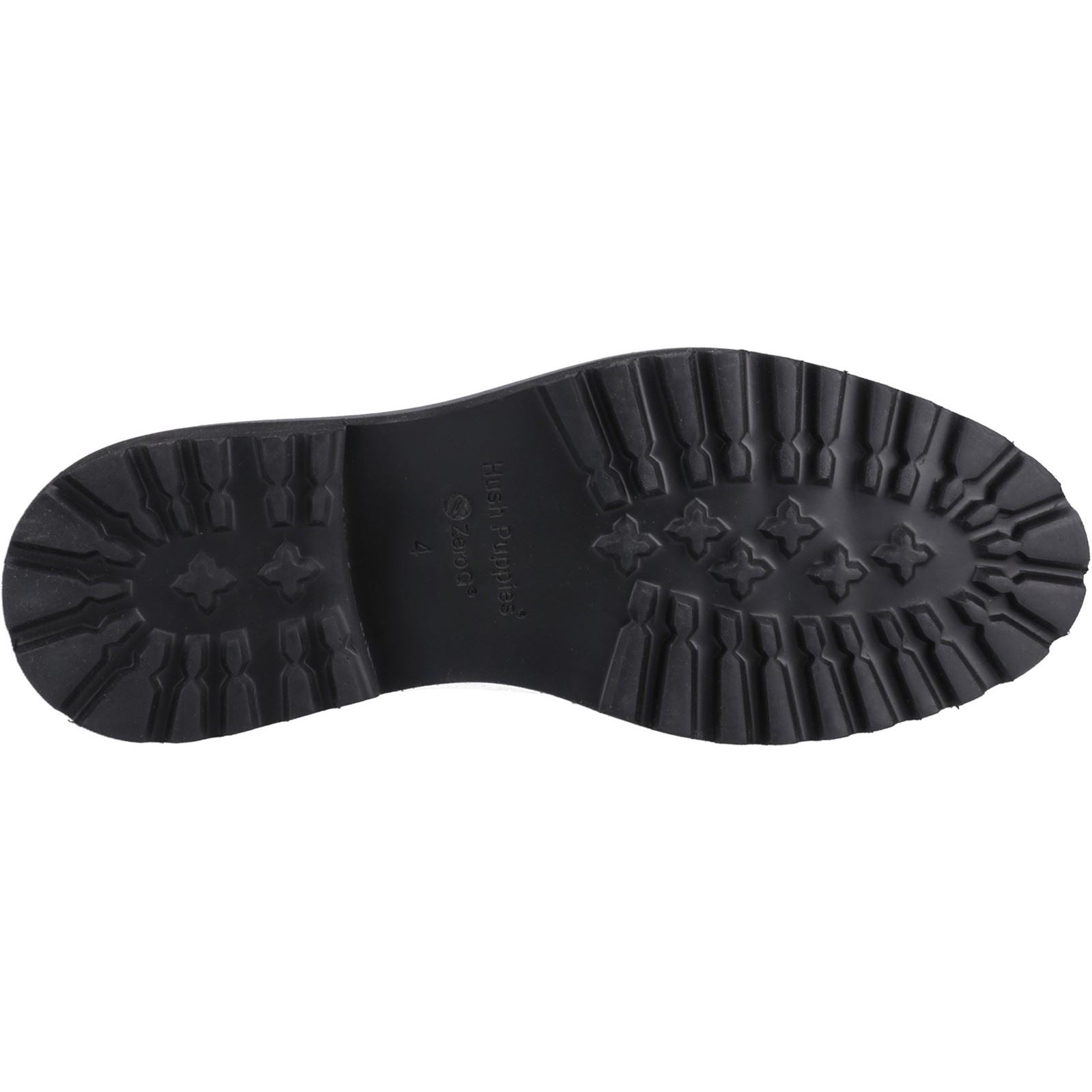 Hush Puppies Gianna Chaussures Plates Argentées Pour Femmes En Cuir