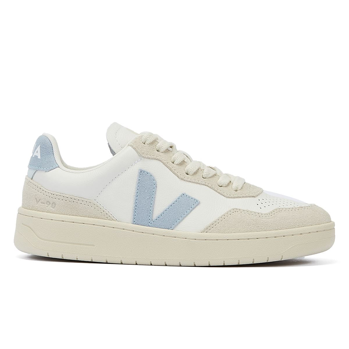 Veja V-90 Pour Femmes Extra Blanc/Bleu En Acier Sneakers