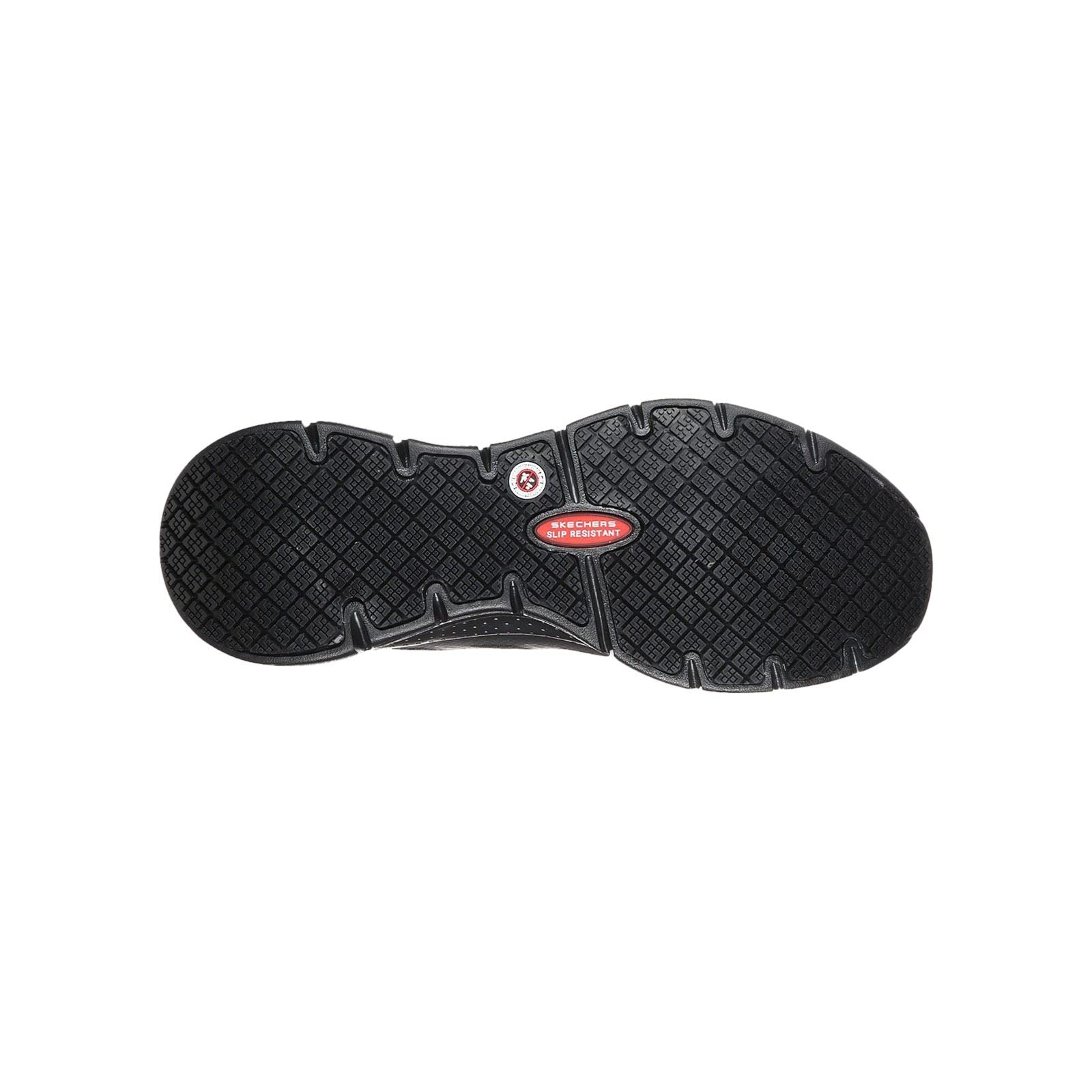 Skechers Workwear Arch Fit SR Axtell Baskets De Sécurité Noires En Polyester Pour Hommes