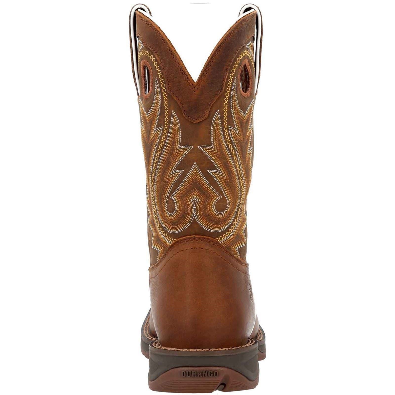 Durango Rebel Bottes En Cuir Pour Homme Couleur Selle Marron