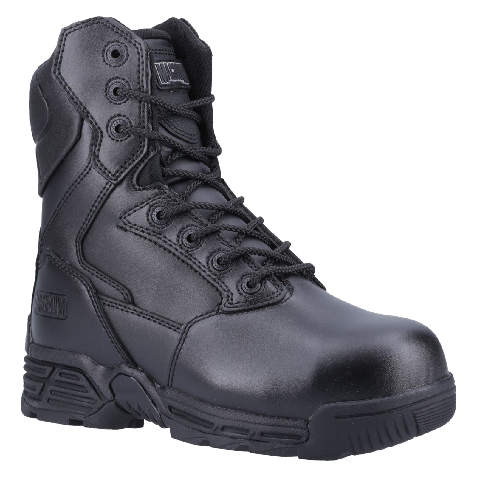 Magnum Bottes De Sécurité En Cuir Noir Stealth Force 8.0