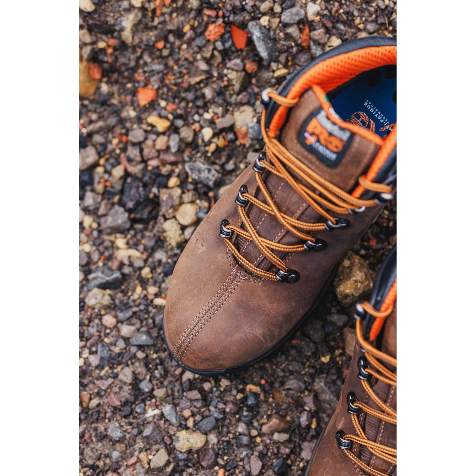 Timberland Pro Bottes De Sécurité En Cuir Marron Splitrock Ct Xt
