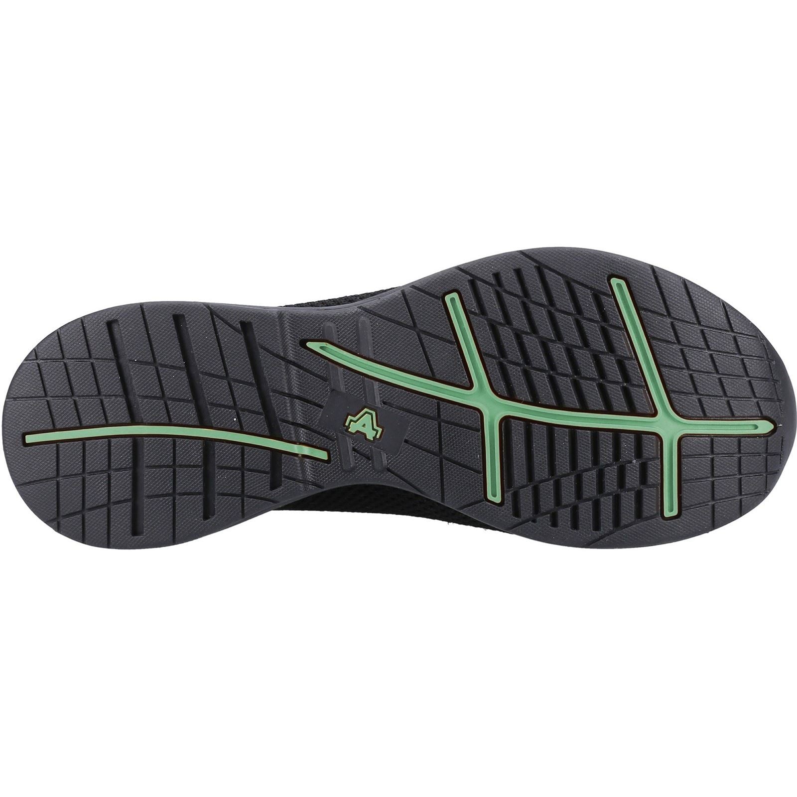 Amblers Safety Six Cent Neuf Baskets De Sécurité Noires Pour Femmes En Polyester