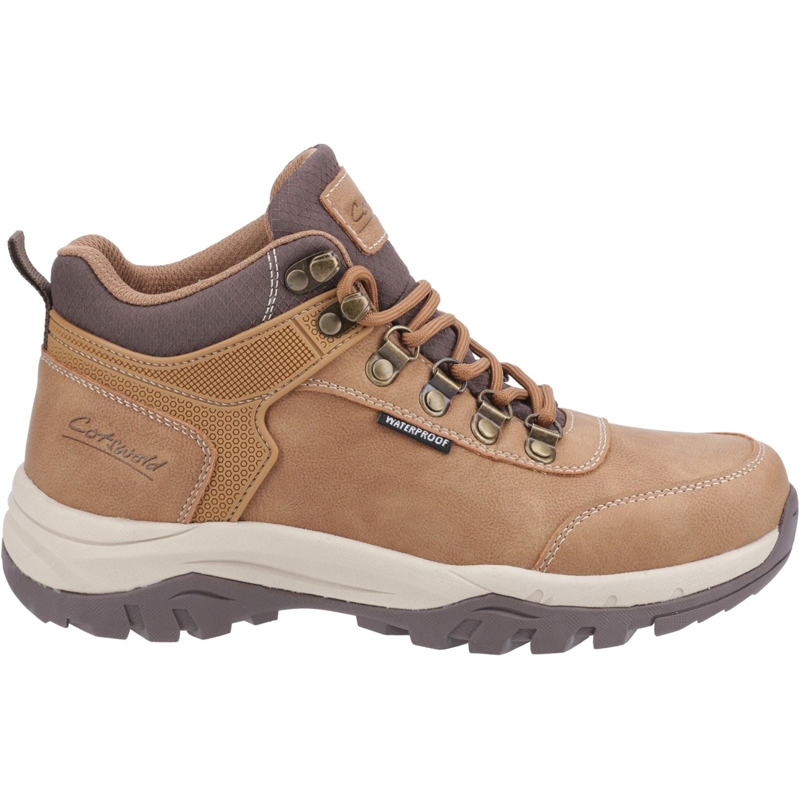 Cotswold Overbury Bottes De Randonnée Pour Femmes En Polyuréthane Couleur Tan