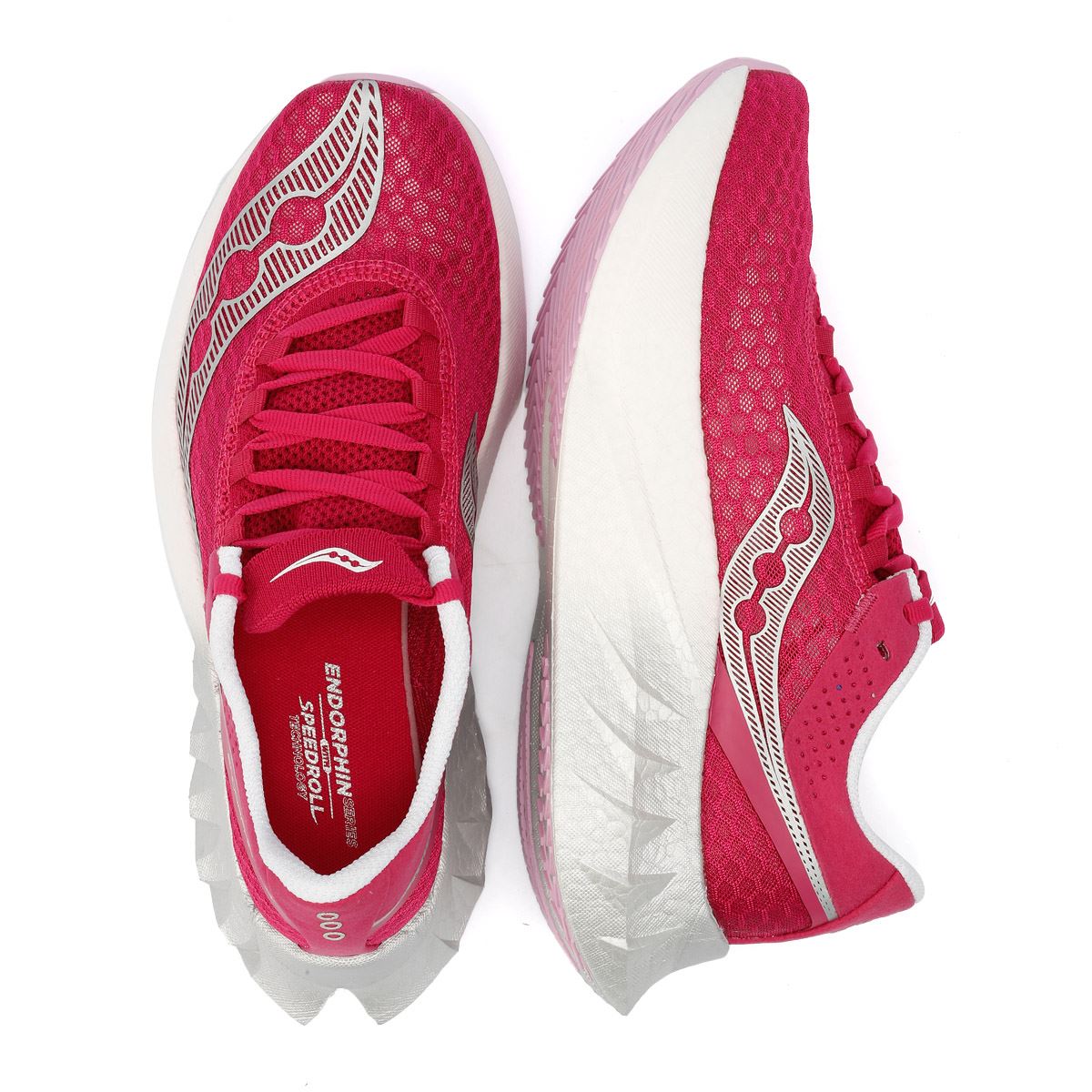 Saucony Endorphin Pro 4 Baskets Roses Pour Femmes