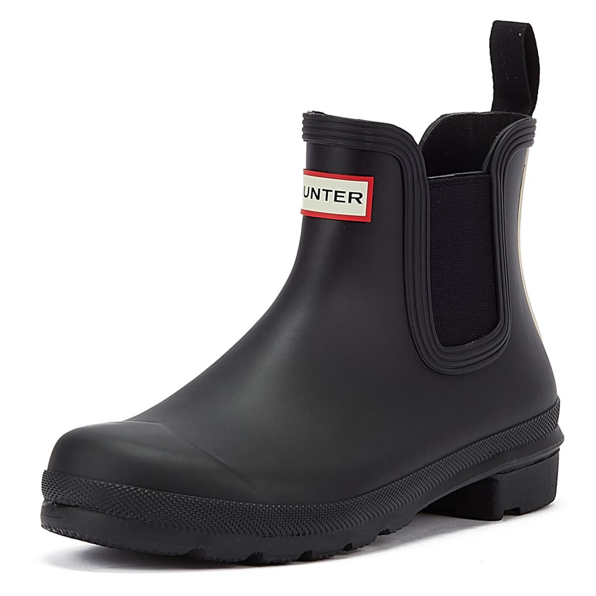 Hunter Bottes Noires Pour Femmes Avec Logo Original De Chelsea Boot