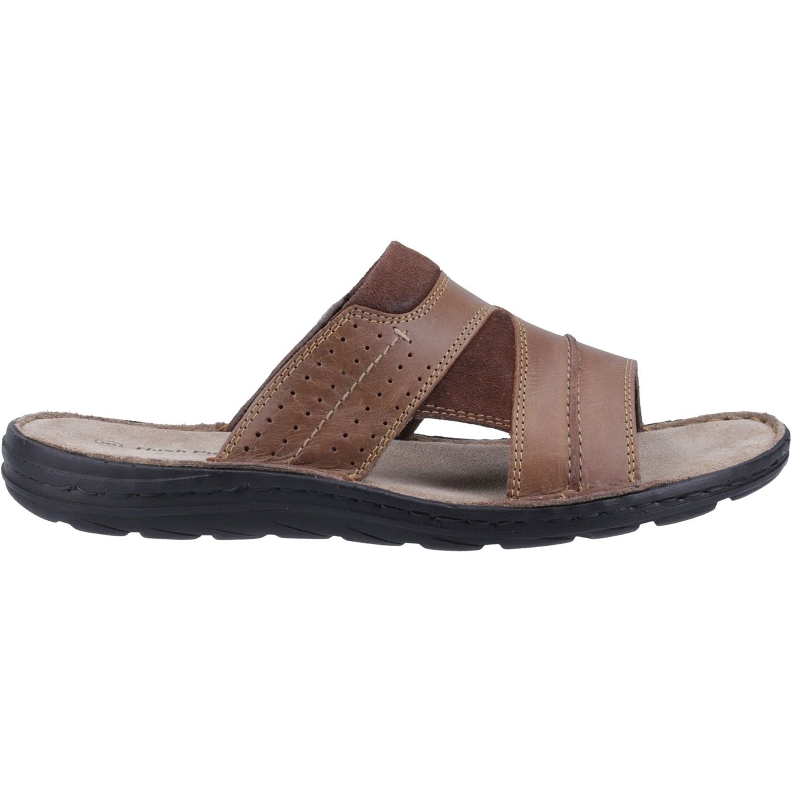 Hush Puppies Archer Sandales Pour Hommes En Cuir Marron