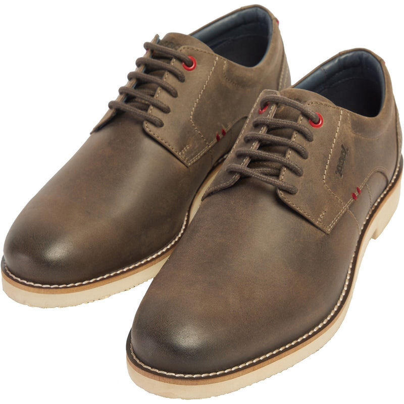 Pod Hampton Chaussures À Lacets Pour Hommes En Cuir Grises