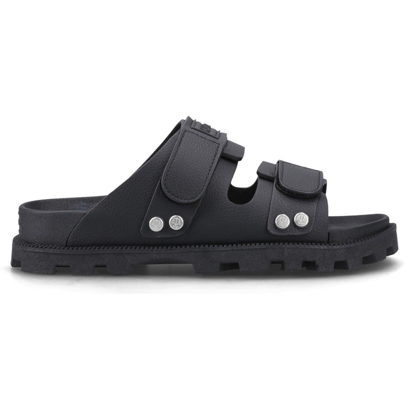 Hunter Vegan Sandal Sandales Noires Pour Femmes En Polyester
