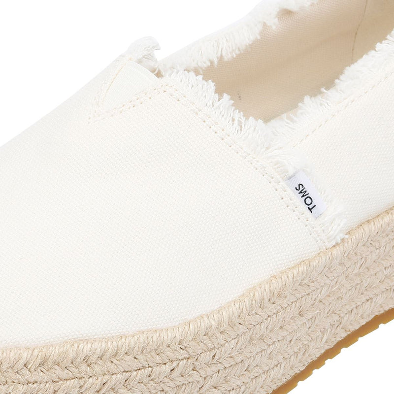TOMS Valencia Espadrilles Blanches Pour Femme En Toile