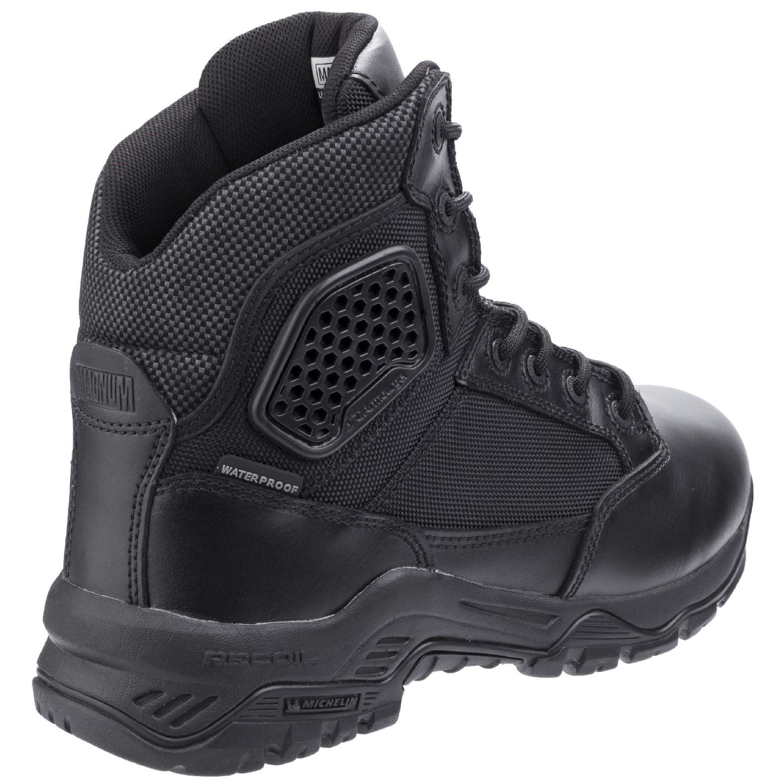 Magnum Bottes De Sécurité En Cuir Noir Strike Force 6.0 Wp