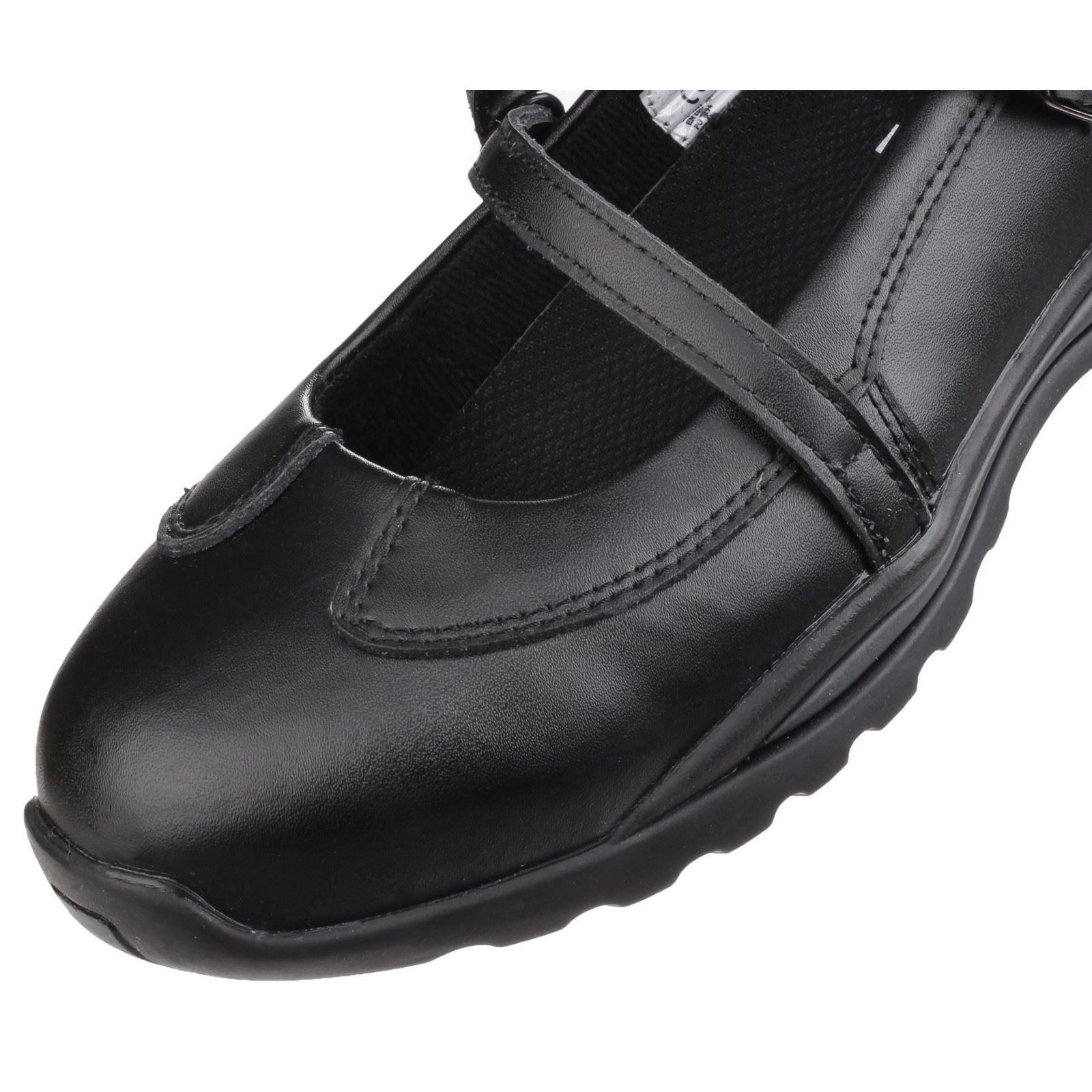 Amblers Safety Chaussures De Sécurité Noires En Cuir Pour Femmes Fs55
