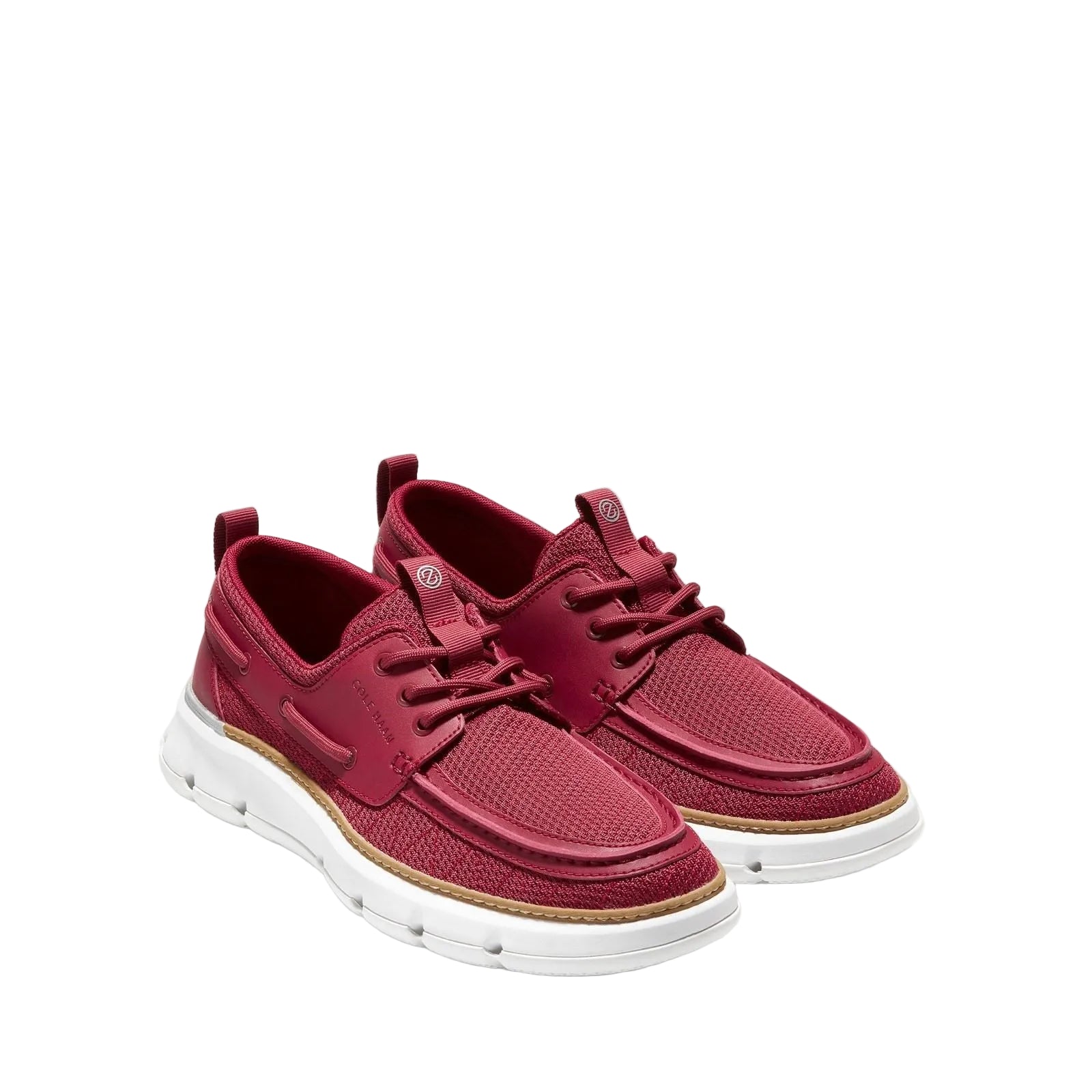 Cole Haan 4.ZeroGrand Regatta Chaussures Bateau Rouges Pour Homme