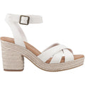 TOMS Majorca Strappy Sandales Pour Femmes En Cuir Couleur Sable Clair