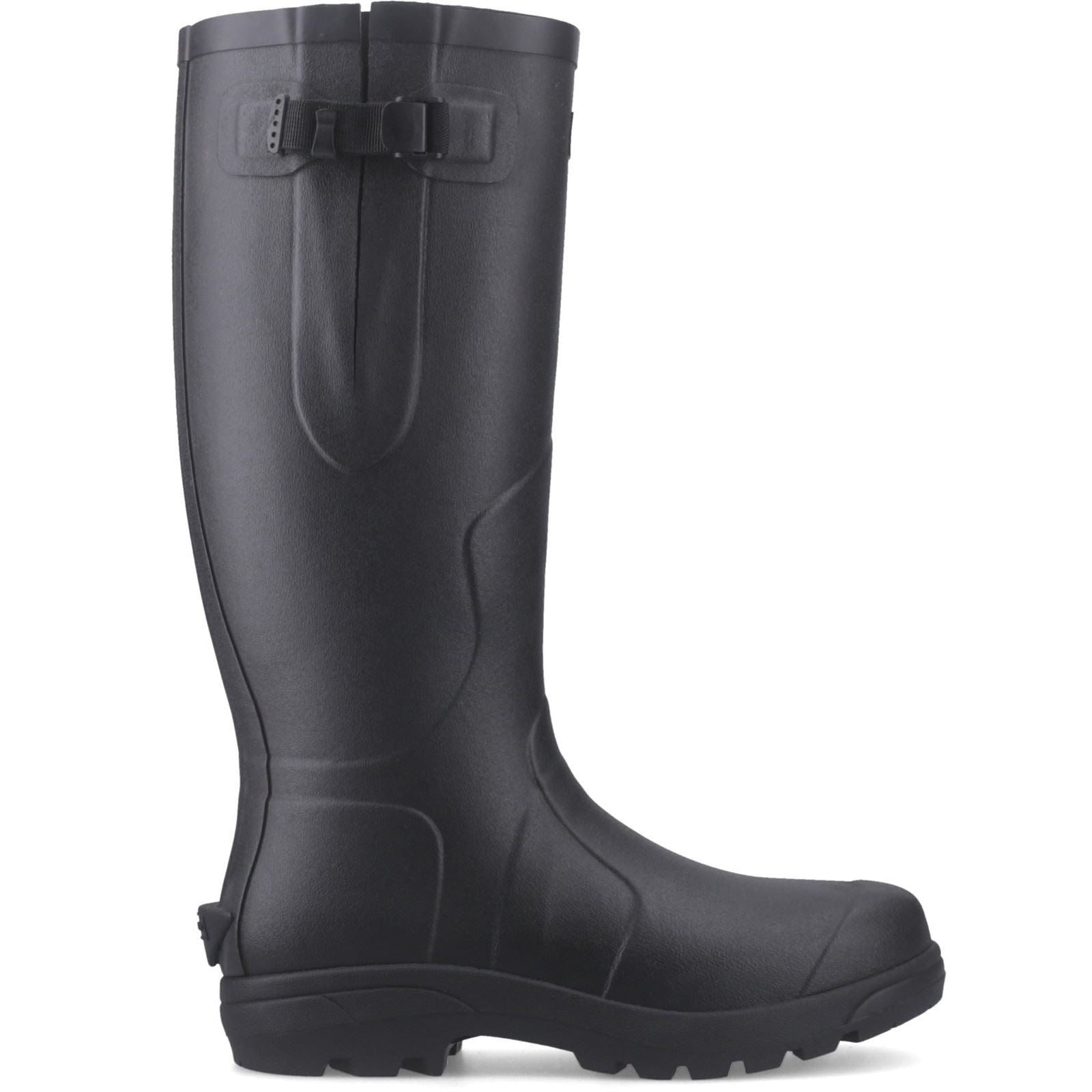 Hunter Balmoral MK II Boot Bottes De Pluie Noires En Caoutchouc Pour Hommes