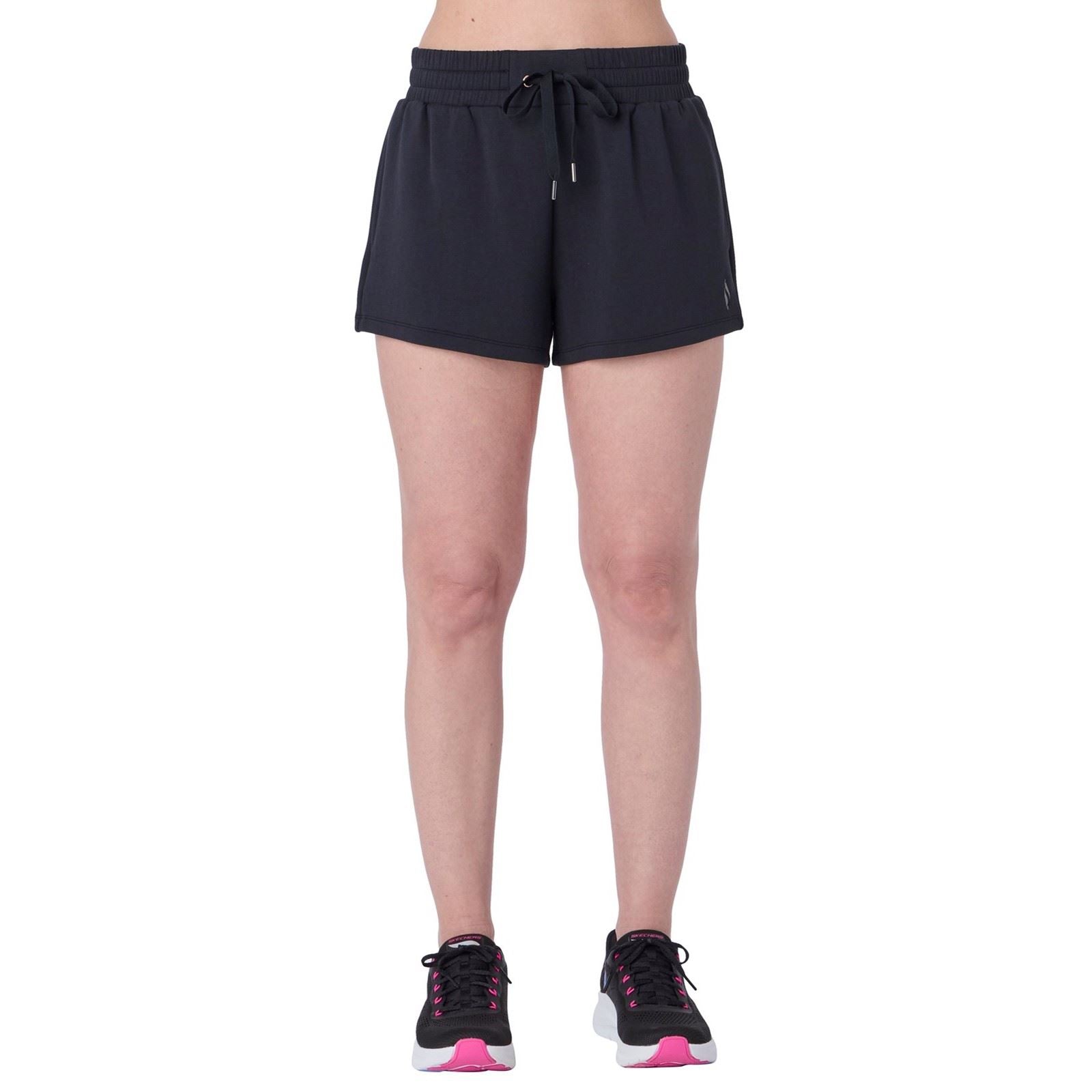 Skechers Skechluxe Elevate 5" Slip-In Shorts De Sport Noirs Pour Femmes