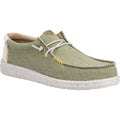 HEYDUDE Wally Coastline Chaussures Bateau Pour Homme En Tissu Olive