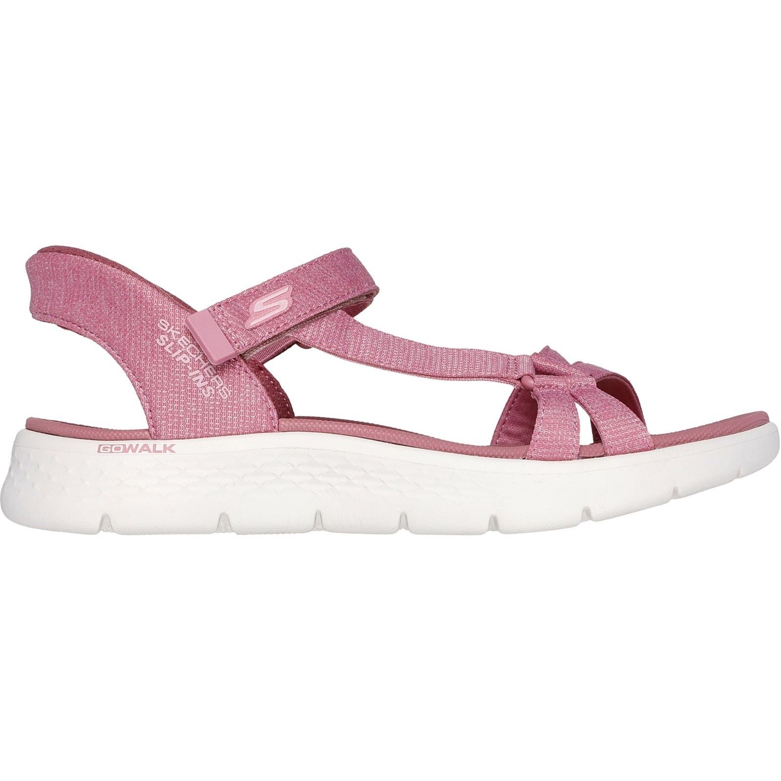 Skechers GO WALK Flex Illuminate Sandales Mauves Pour Femmes En Textile