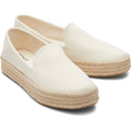 TOMS Carolina Espadrilles Naturelles Pour Femmes En 100% Coton
