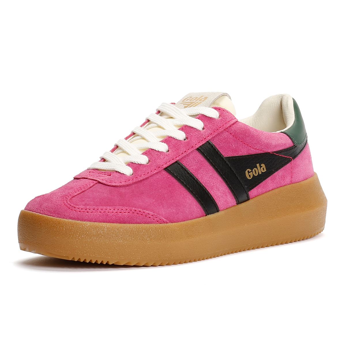 Gola Athena Baskets Roses Pour Femmes Suede