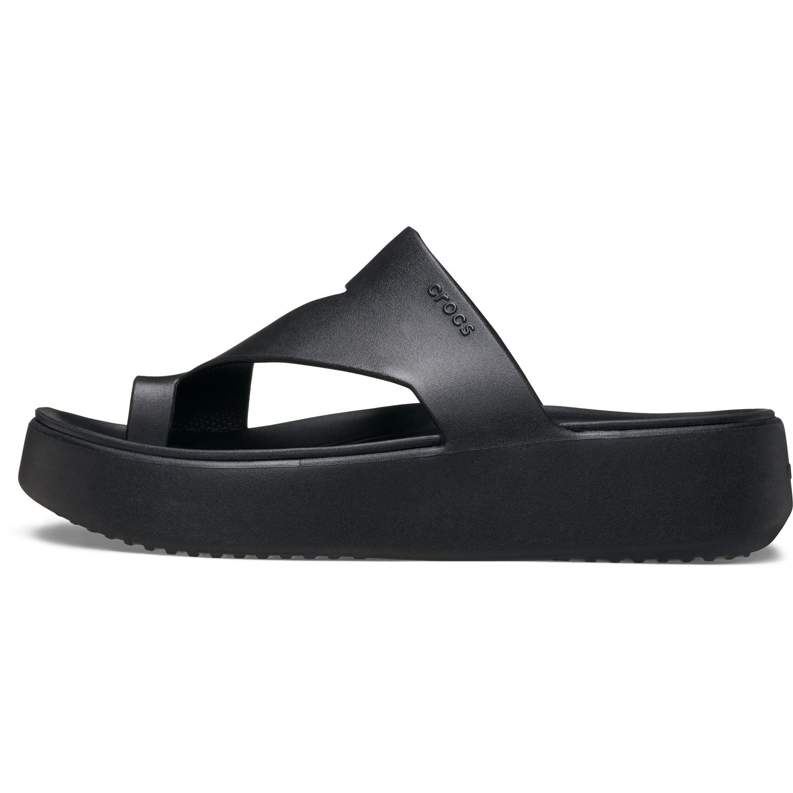 Crocs Getaway Platform Sandales Noires Pour Femme En Thermoplastique