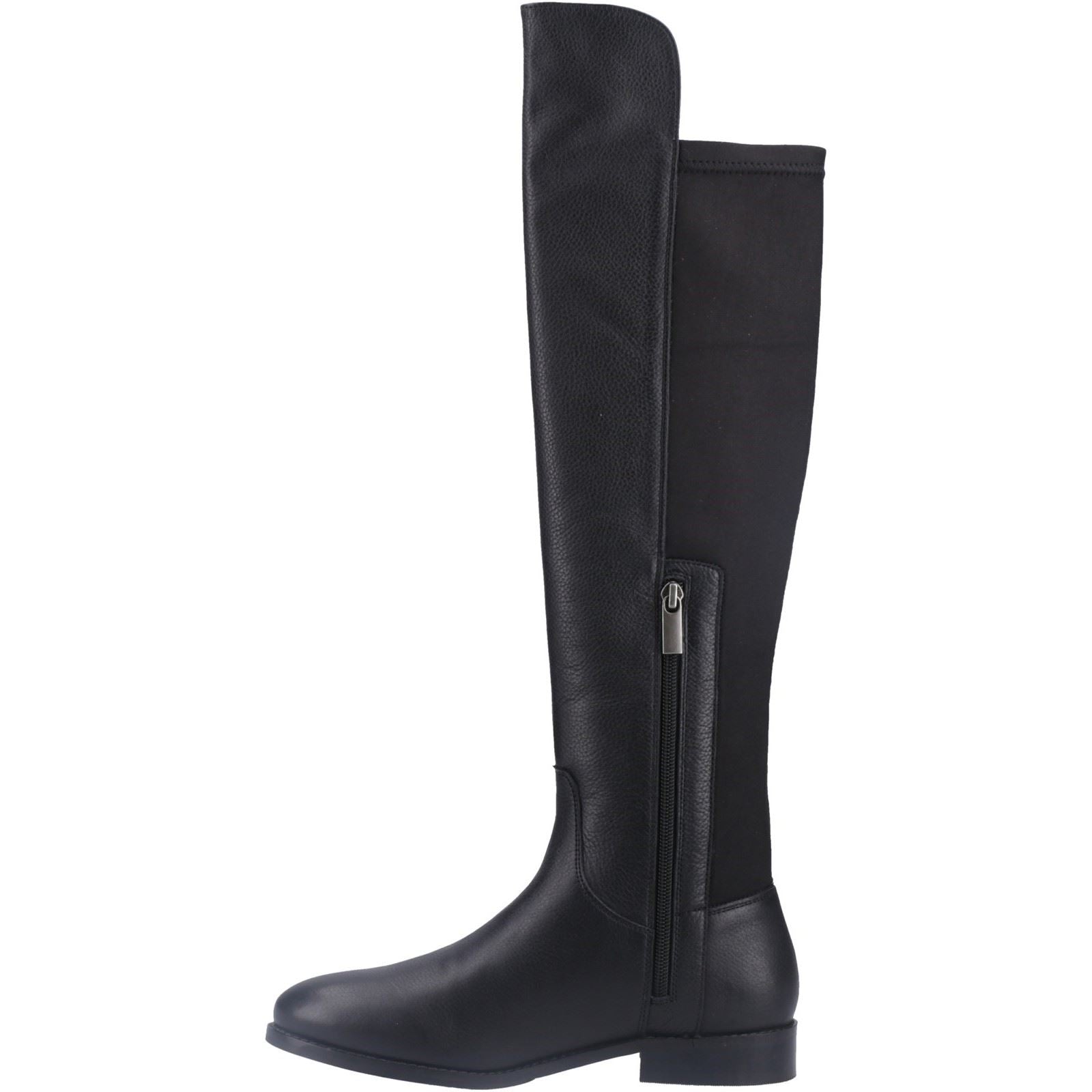 Hush Puppies Paisley Bottes Noires Pour Femmes En Simili Cuir