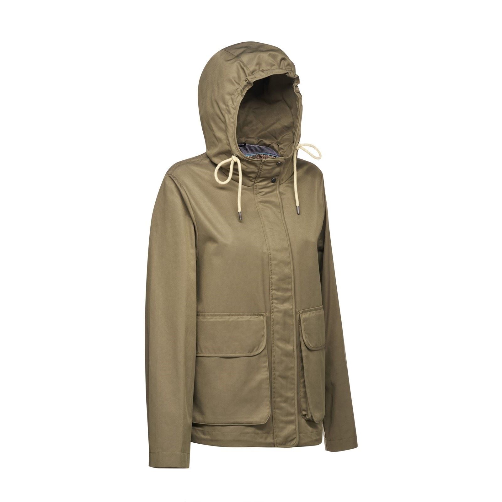 Geox W ILDE Manteau Parka Olive Pour Femme