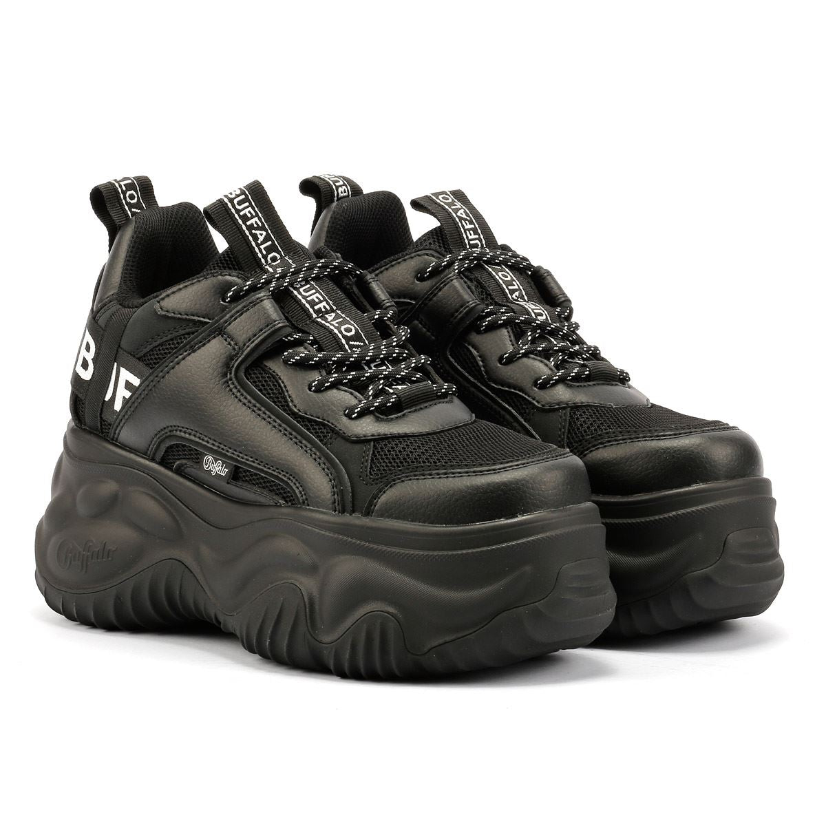 Buffalo Blader Matcha Baskets Noires Pour Femmes
