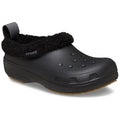 Crocs Classic Lined Shorty Sabots Noirs En Thermoplastique