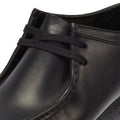 Clarks Wallabee Leather Leather Chaussures à lacets noires pour hommes