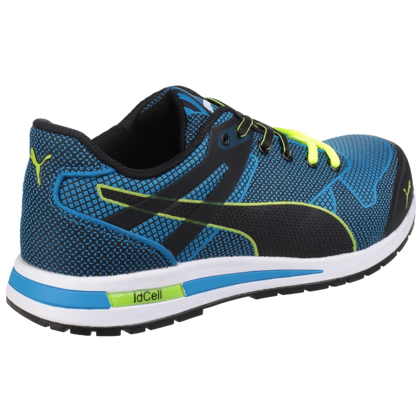 Puma Safety Baskets De Sécurité En Textile Bleu Blaze Knit Low