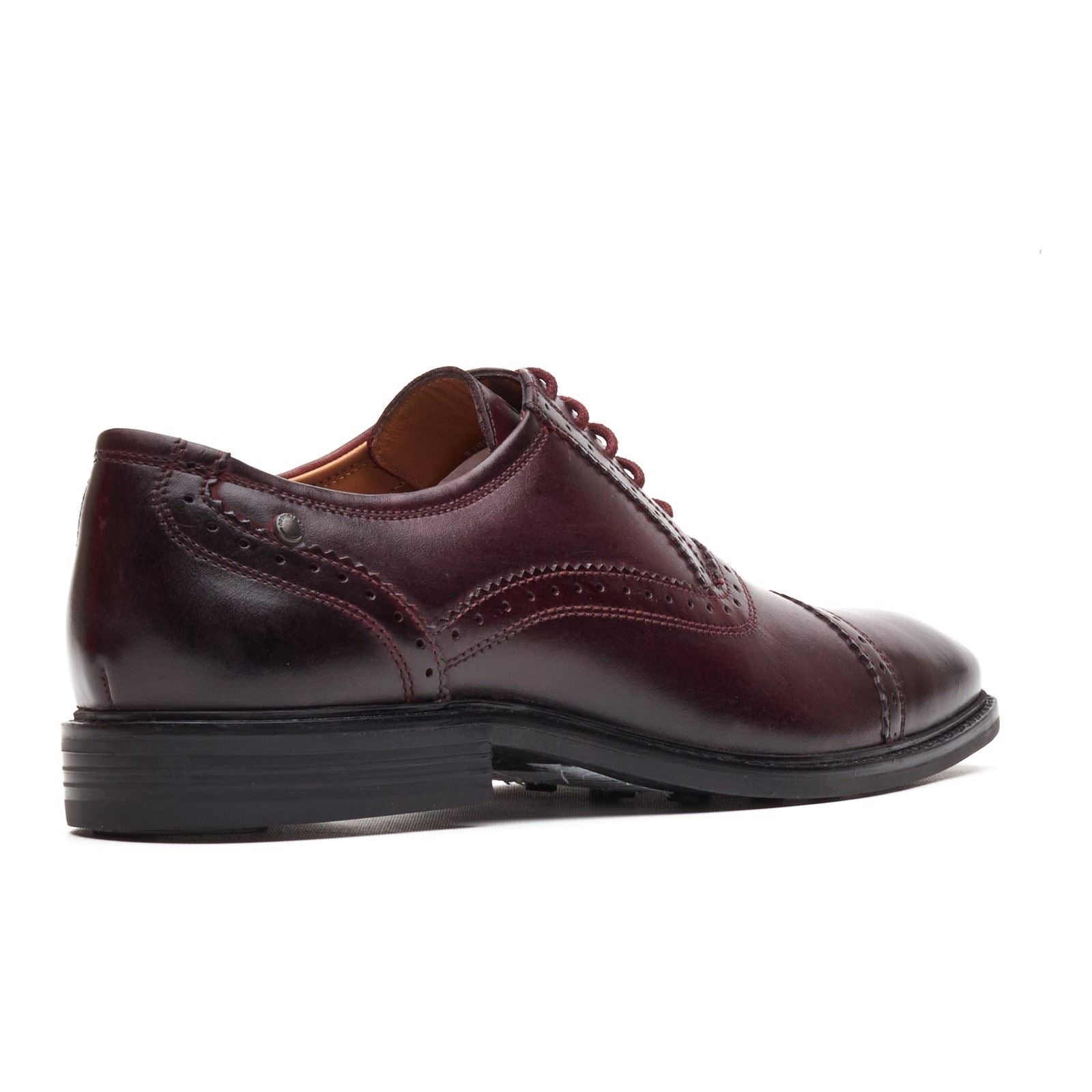 Base London Ascot Oxford Chaussures Oxford En Cuir Pour Hommes Bordeaux