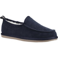 Hush Puppies Charles Chaussons Navy Pour Homme En Suède