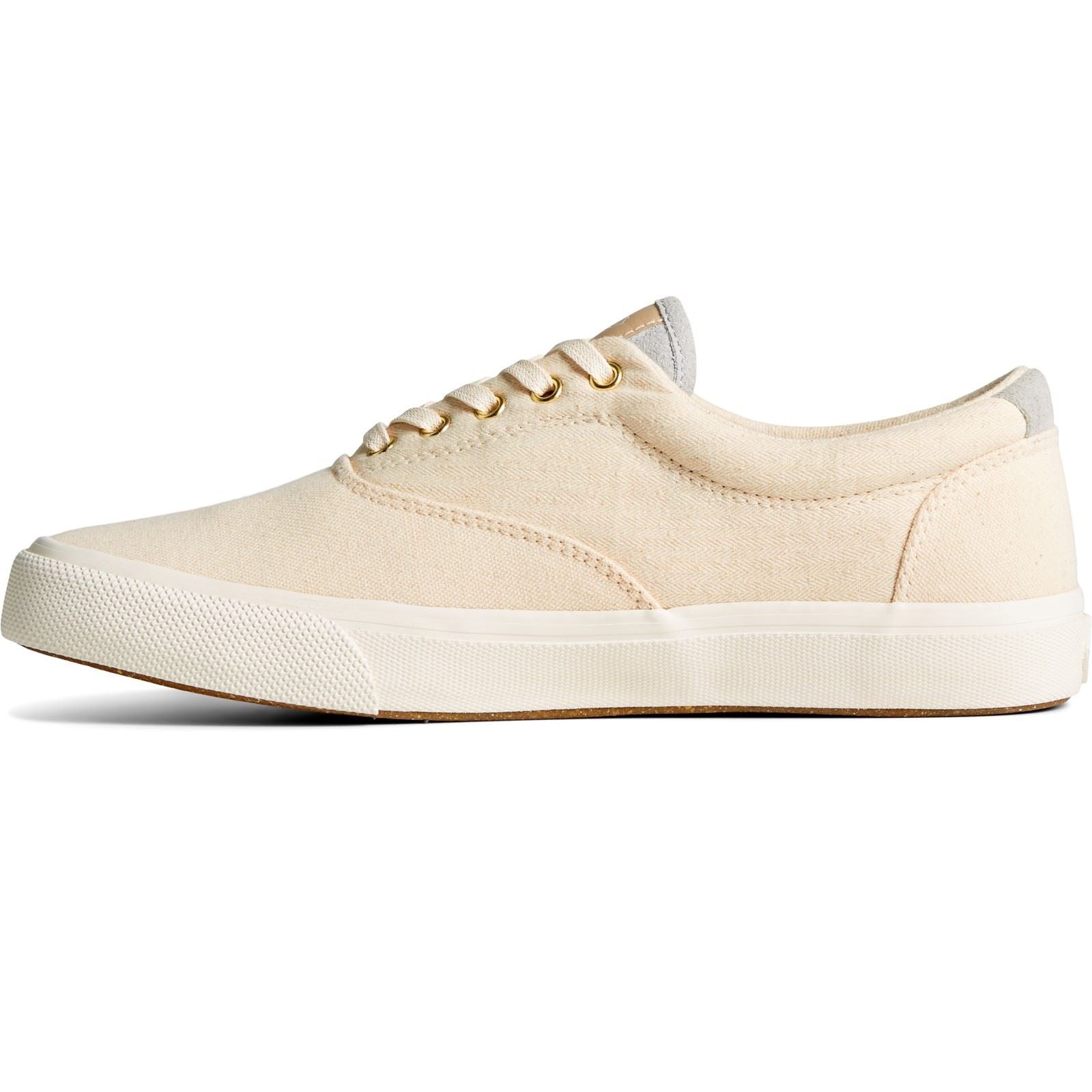 Sperry Men's SeaCycled Striper II CVO Baskets Naturelles En Coton Pour Hommes