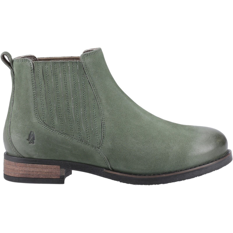 Hush Puppies Edith Chaussures Plates Chelsea Pour Femmes En Cuir Vert