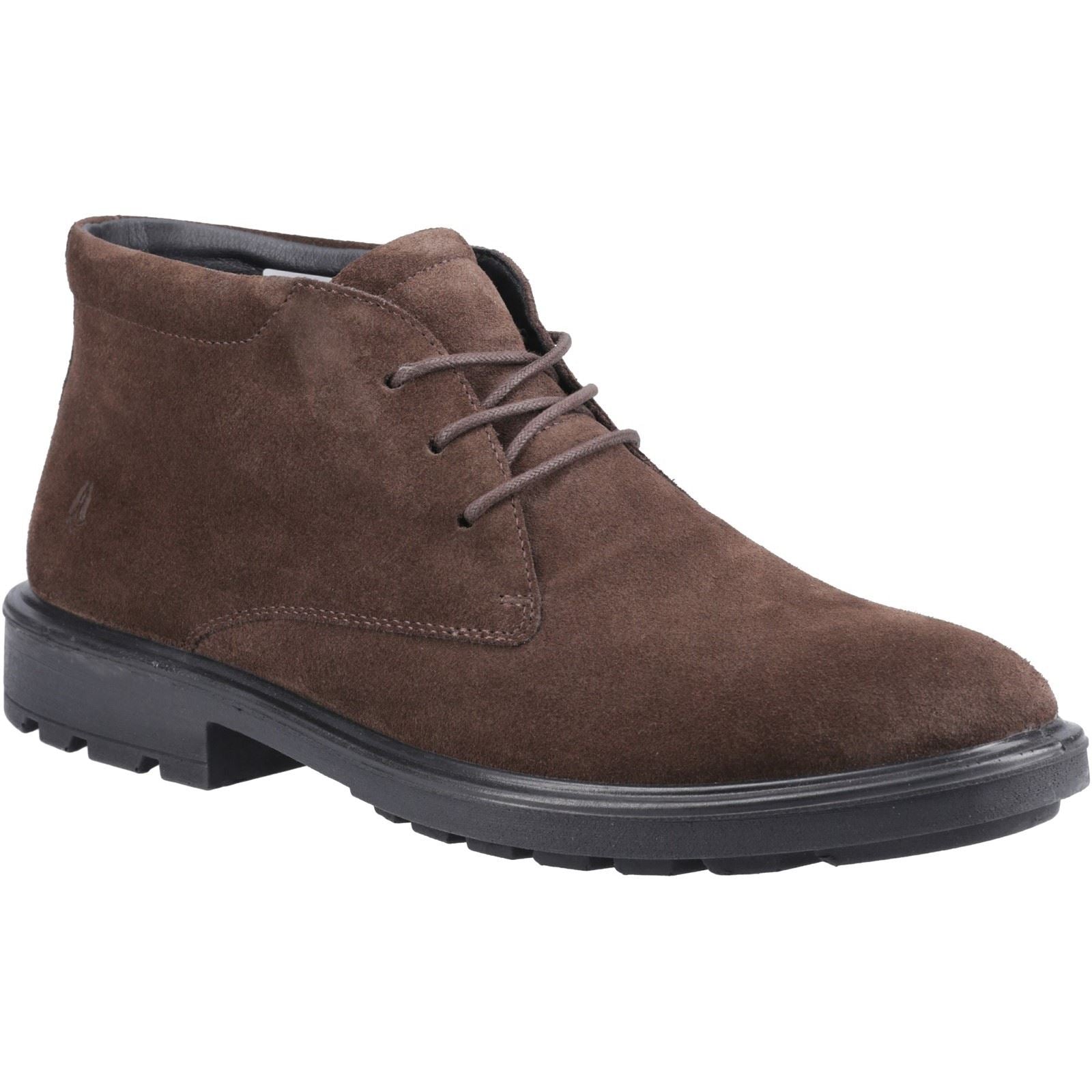 Hush Puppies Marsden Bottes De Cheville Brunes Pour Homme En Daim