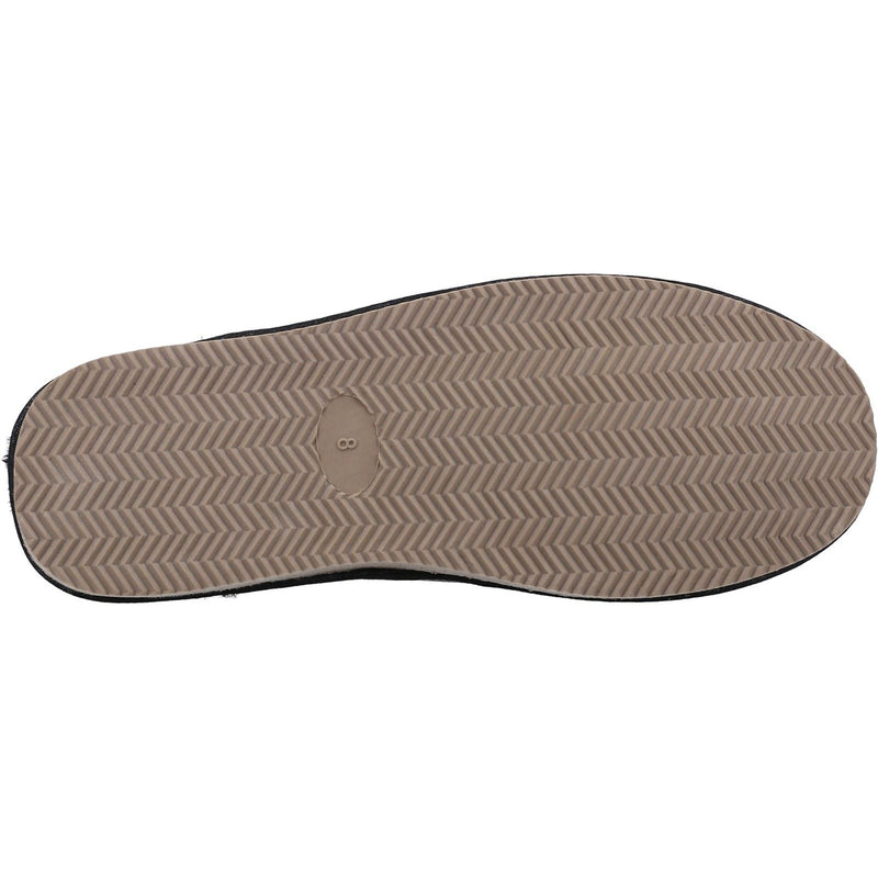 Hush Puppies Coady Chaussons Noirs Pour Homme En Daim