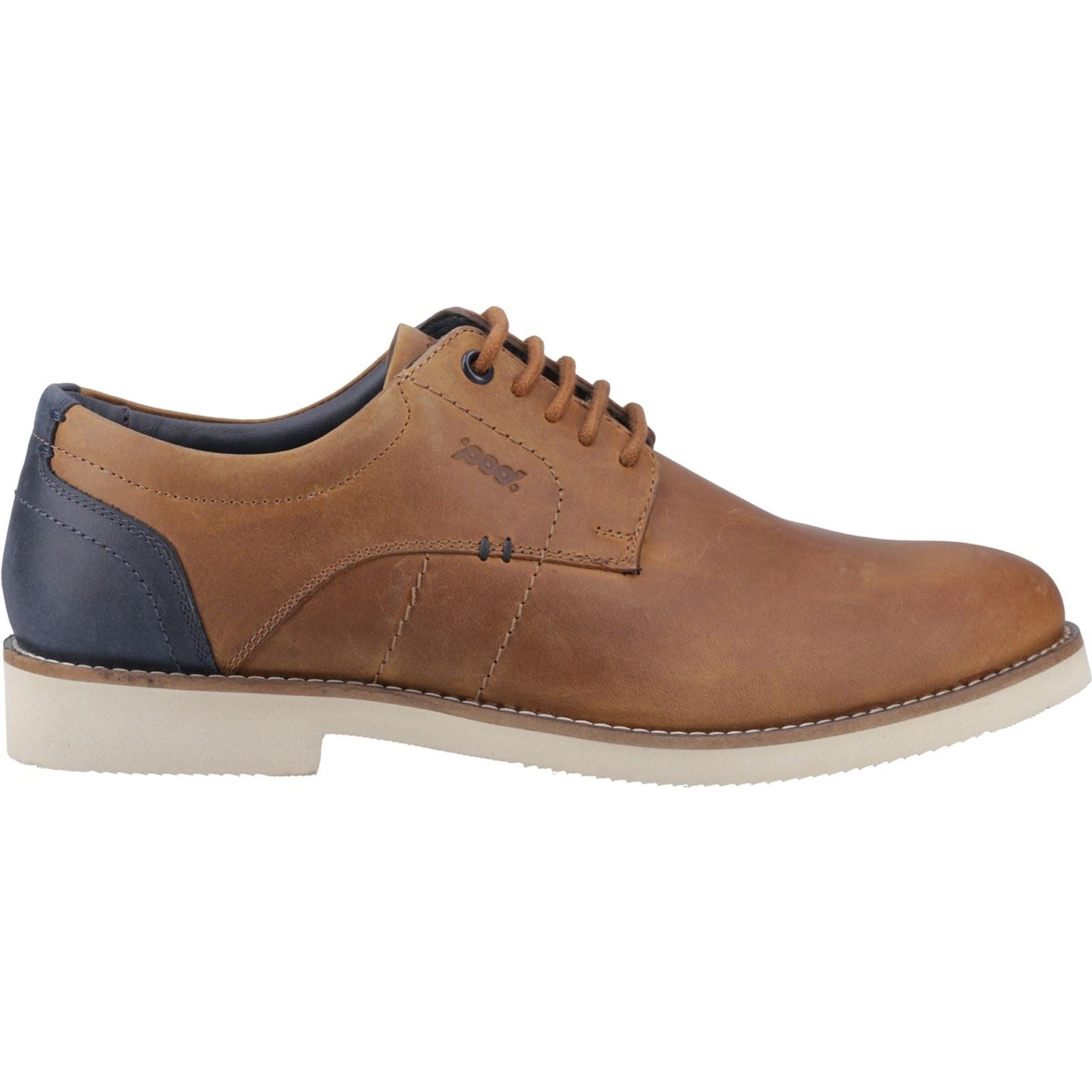 Pod Hampton Chaussures En Cuir Marron À Lacets Pour Homme