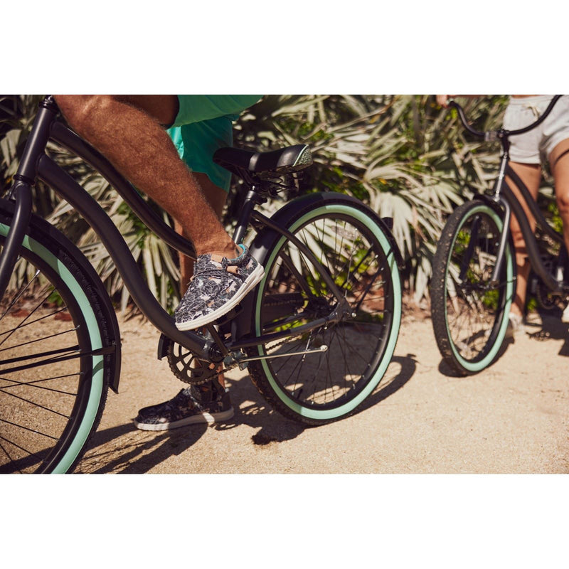 HEYDUDE Wally H2O Tropical Chaussures Bateau Tropicales Noires Pour Hommes