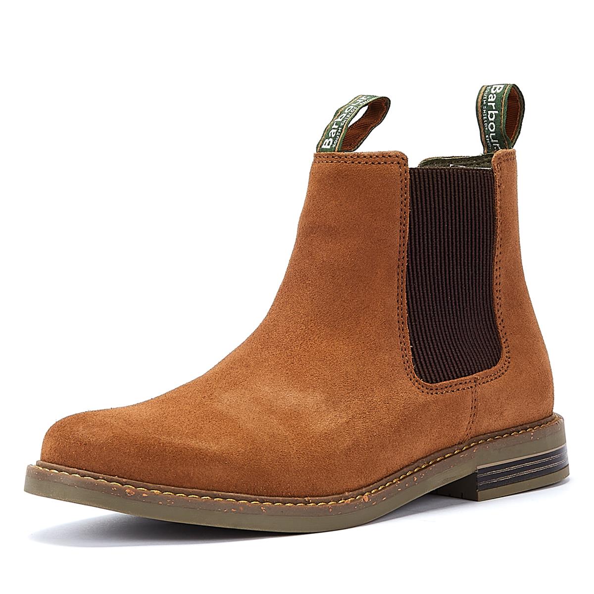 Barbour Bottes Beige En Daim Pour Homme Farsley