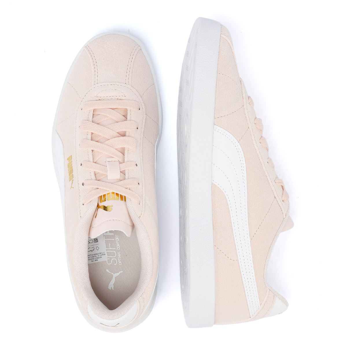 Puma Club II Sneakers En Daim Rose Pour Femmes