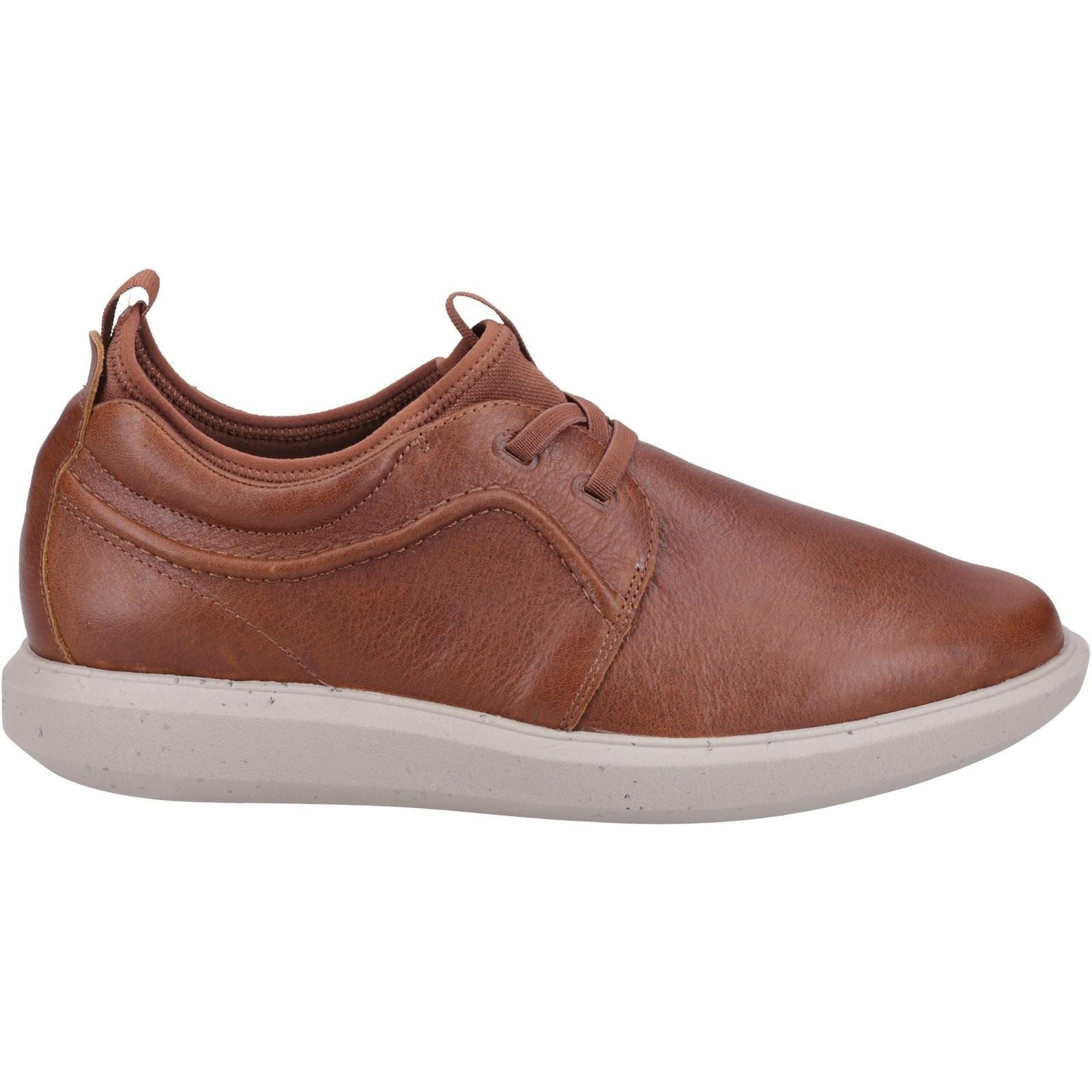 Hush Puppies Niles Chaussures À Lacets En Cuir Pour Hommes Cognac