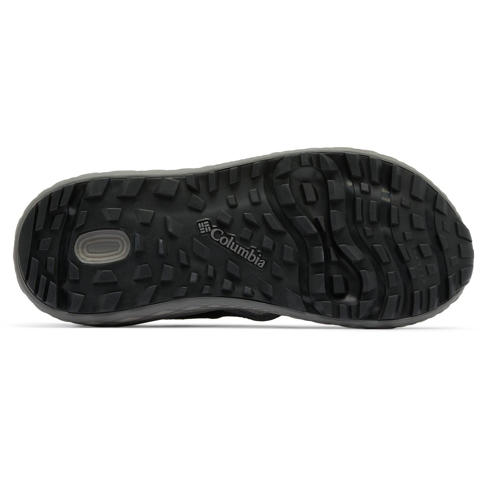 Columbia Konos Hiker 3-Strap Sandales Noires En Polyester Pour Homme