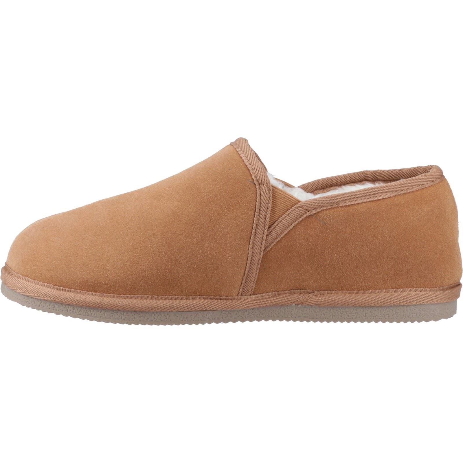 Hush Puppies Aryan Chaussons En Daim Pour Homme Couleur Marron Clair