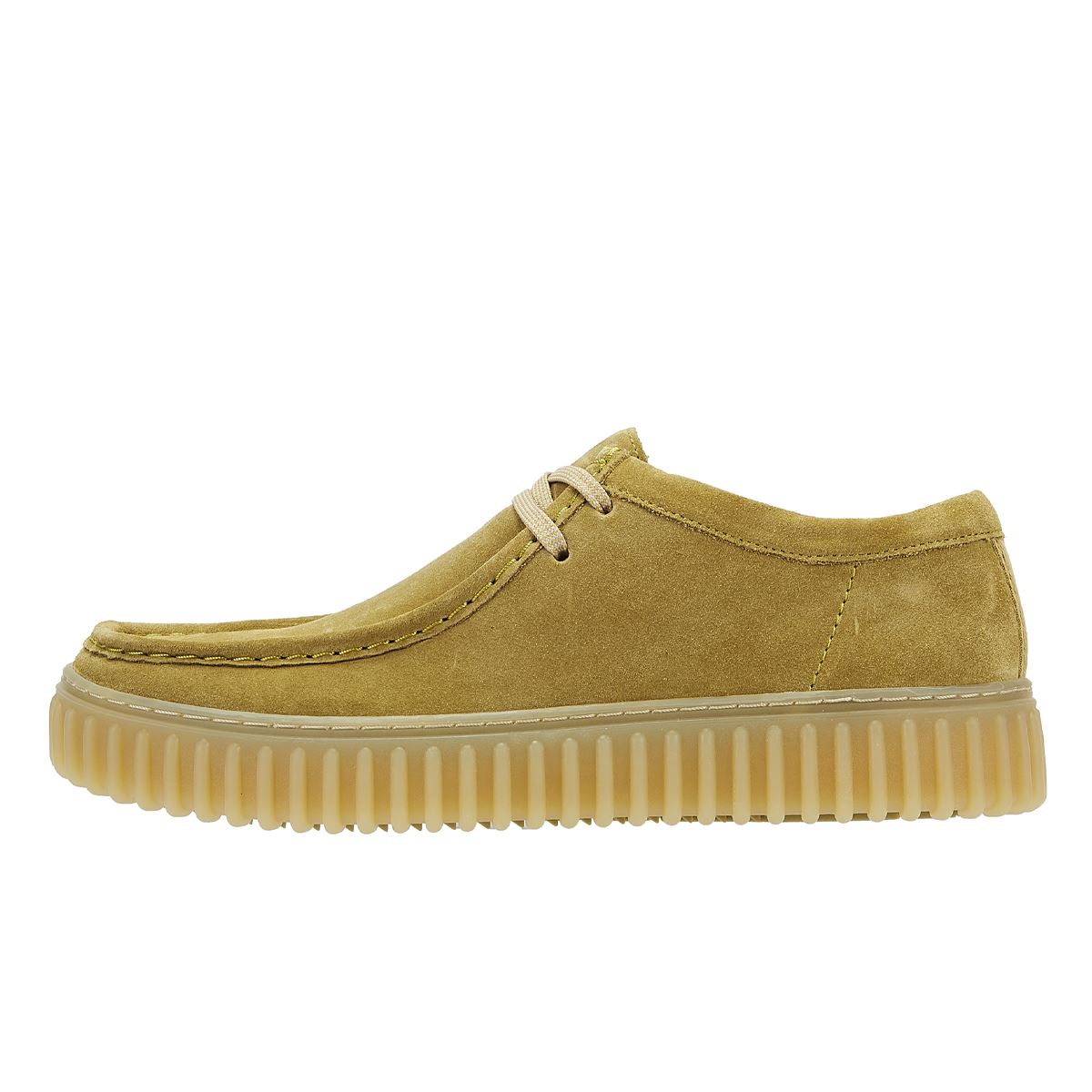 Clarks Main Torhill Lo Chaussures À Lacets En Daim Olive Clair Pour Homme
