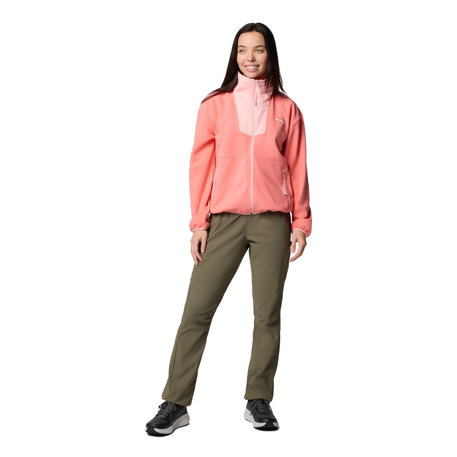 Columbia Sequoia Grove Full Zip Fleece Vestes En Polaire Rouges Pour Femmes